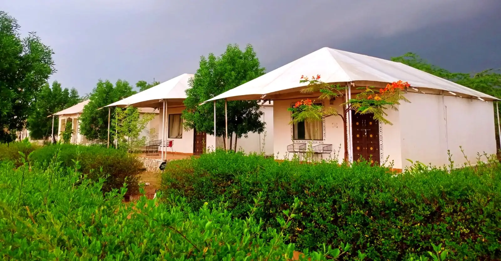 Agvani resort tents View