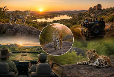 Jawai Leopard Safari Packages with leopard sightings in the granite hills of Jawai Rajasthan