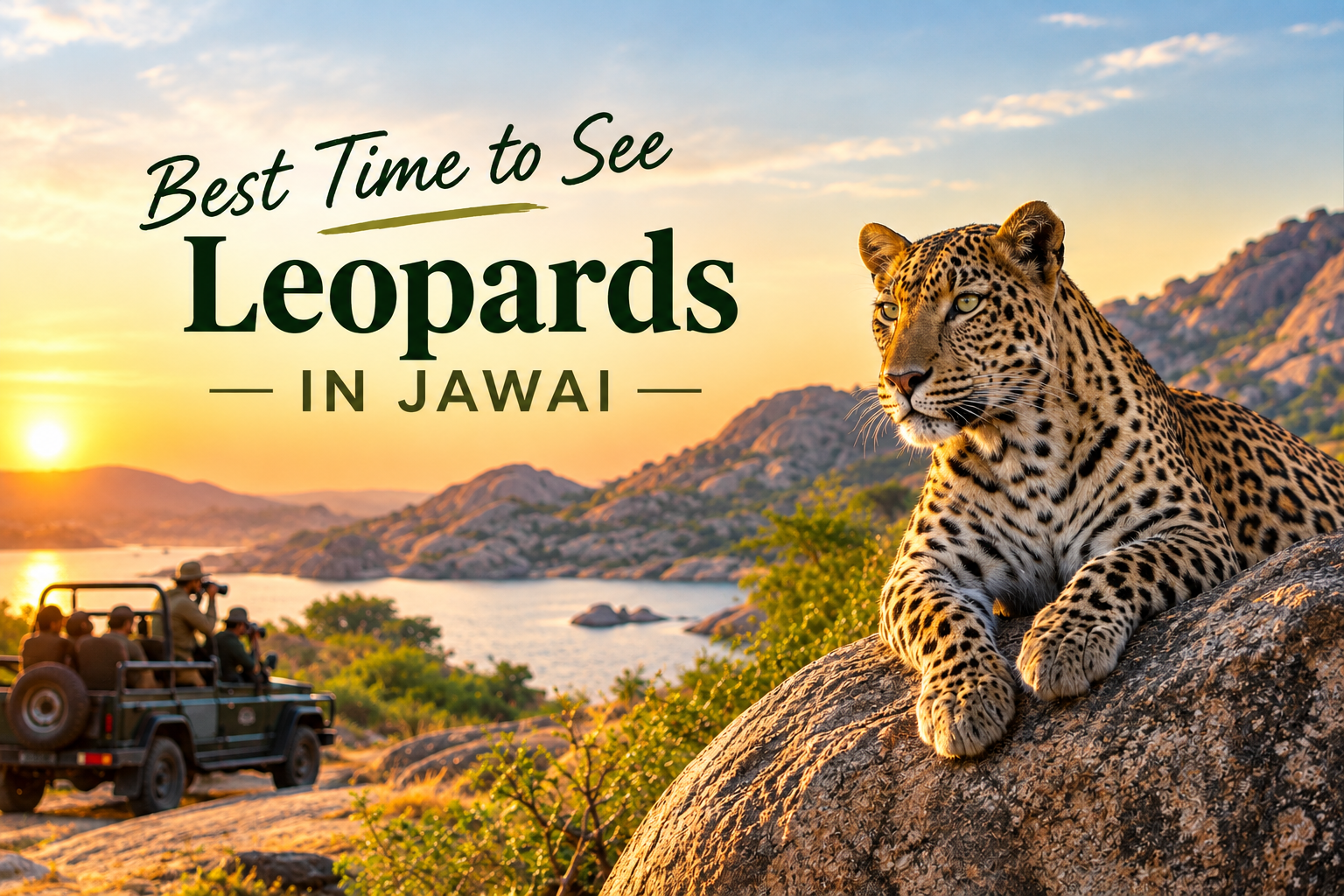 Best Time to See Leopards in Jawai: Month-by-Month Guide