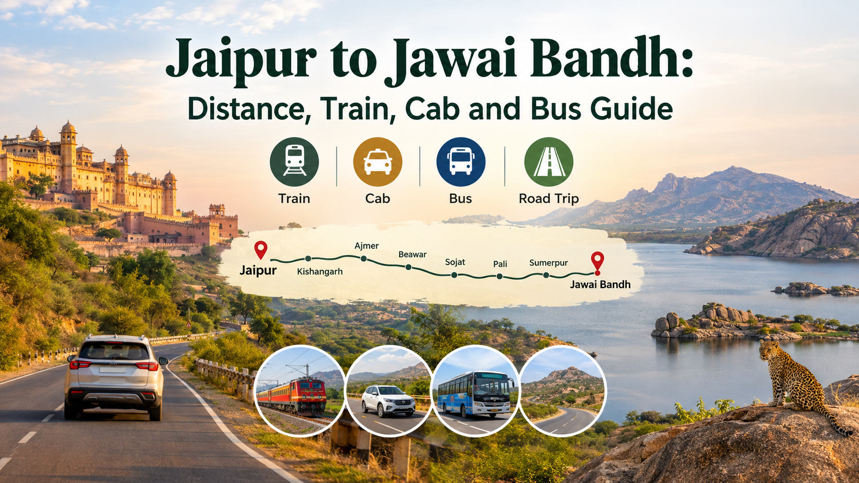 Jaipur to Jawai Bandh: Distance, Train, Cab and Bus Guide (2026-27)