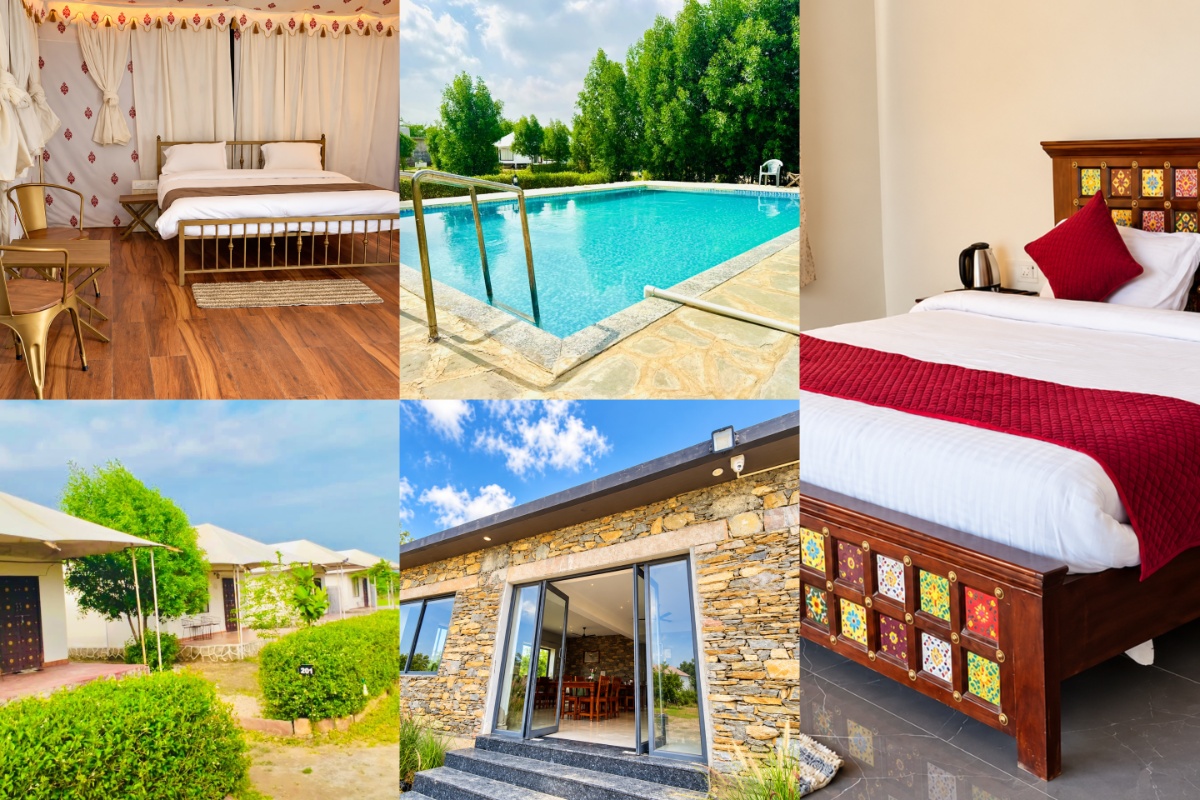 luxury tent and cottage at Agvani Resort Jawai